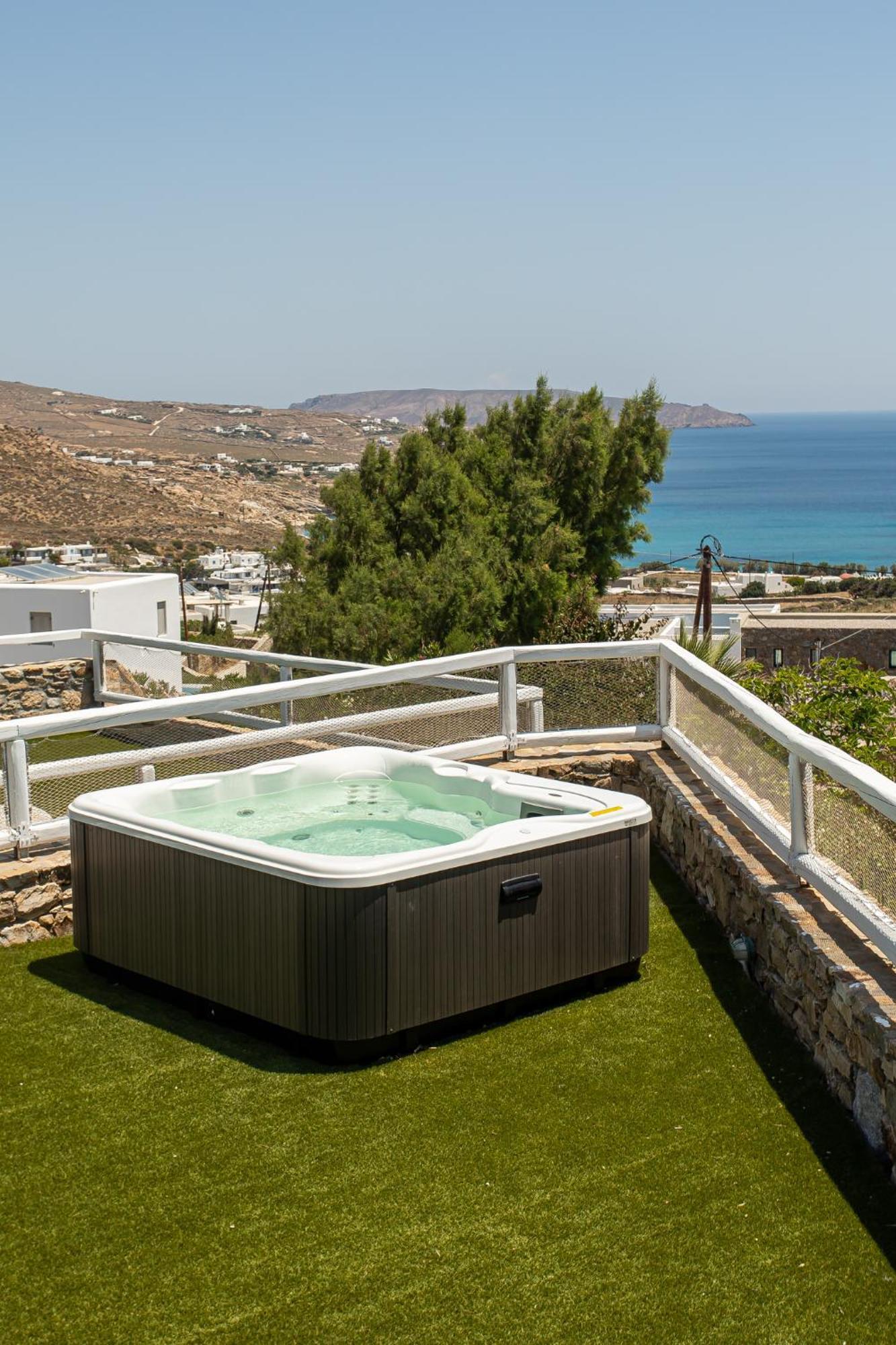 Villa Manolia Luxury Private House By Mykonian Kazarte Playa Playa Kalo Livadi Exterior foto