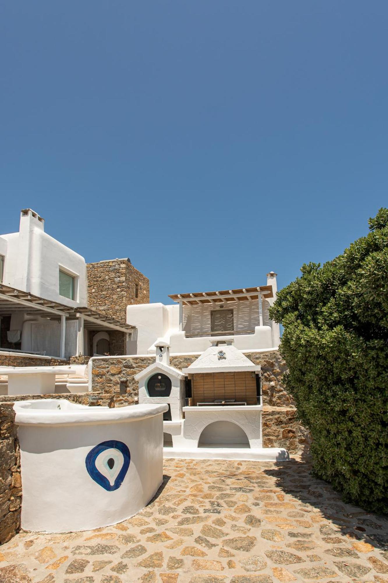 Villa Manolia Luxury Private House By Mykonian Kazarte Playa Playa Kalo Livadi Exterior foto