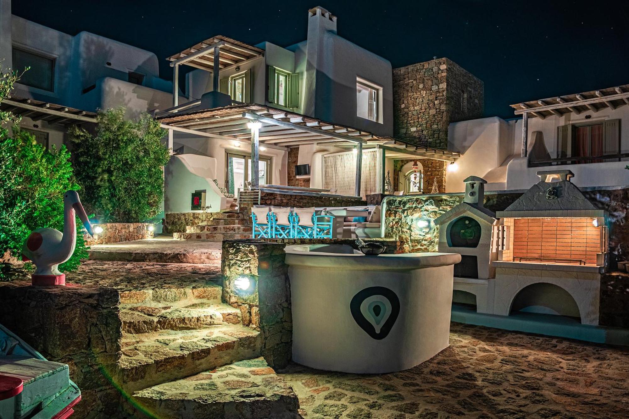 Villa Manolia Luxury Private House By Mykonian Kazarte Playa Playa Kalo Livadi Exterior foto